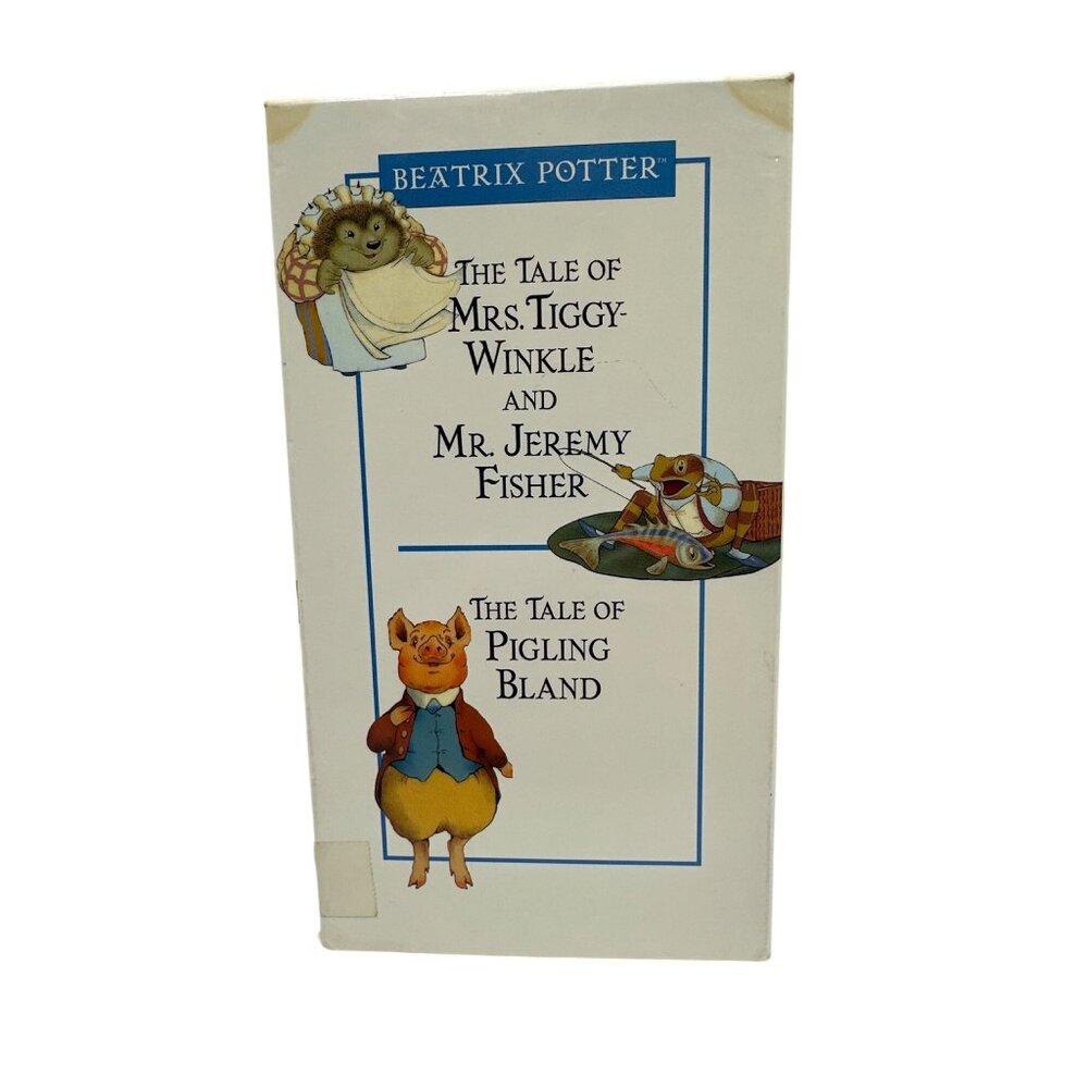 Beatrix Potter VHS 1993 The Tale Of Mrs. Tiggy-Winkle & Pigling Bland